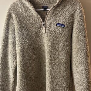 Patagonia Women's Zip Up Sweater in Cream